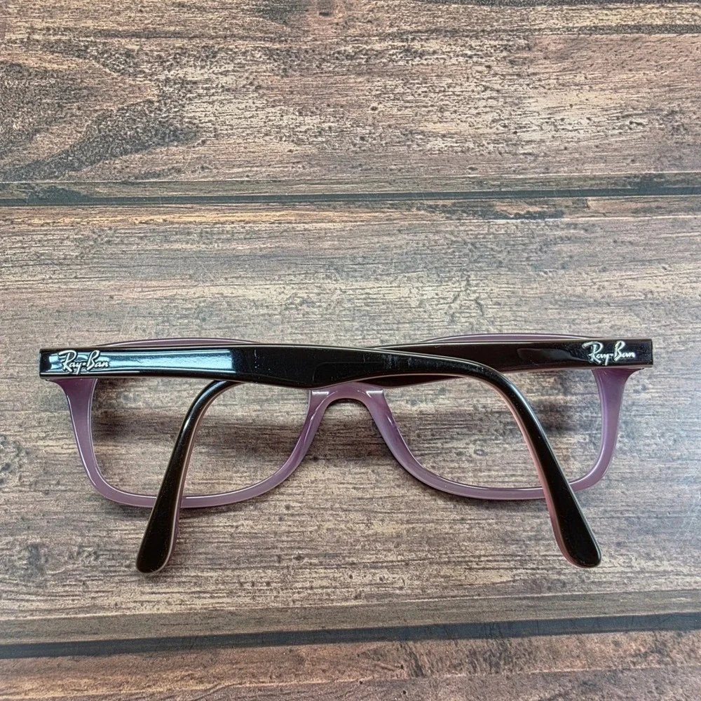 Ray-Ban RB 5228 2126 Dark Violet Rectangular Eyeglasses Frames 53-17-140